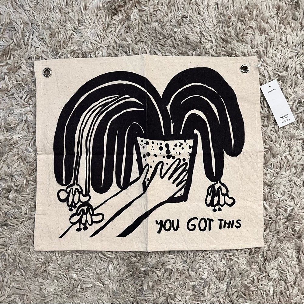 You Got This Art Cotton Fabric Tapestry